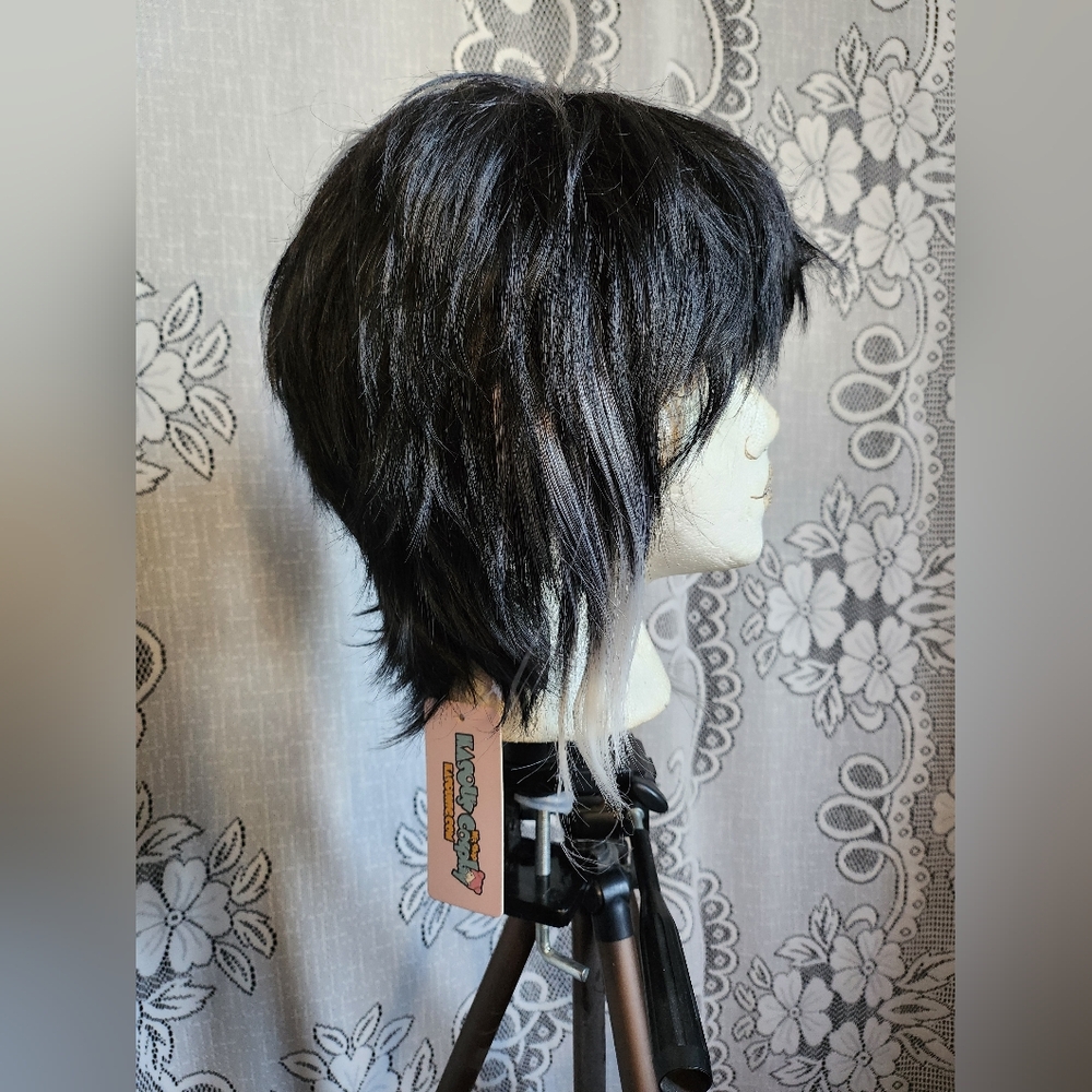 Kasou Wig - Black & White Short Cut Wig - OS
